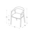 Beech Dining Chair Leather upholstery Dining Room Furniture